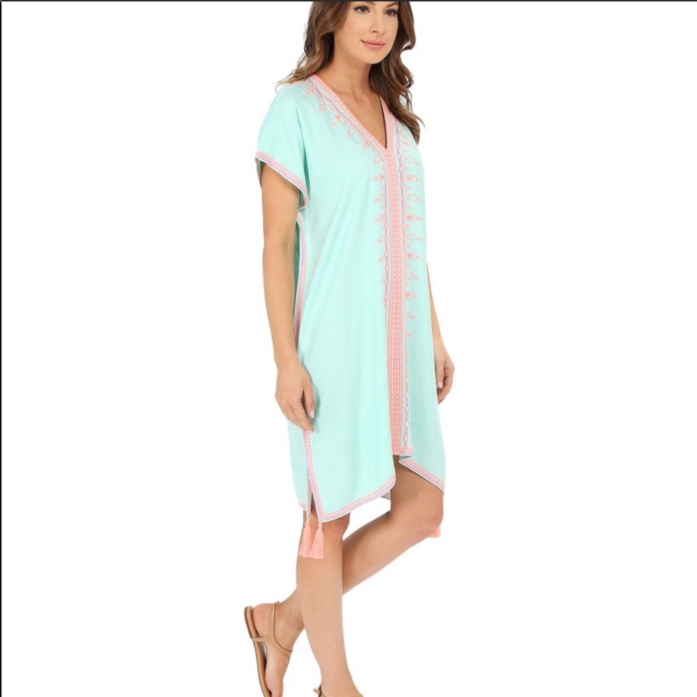 Women’s Lilly Pulitzer Sydney Caftan Poolside swim coverup, Size Small
